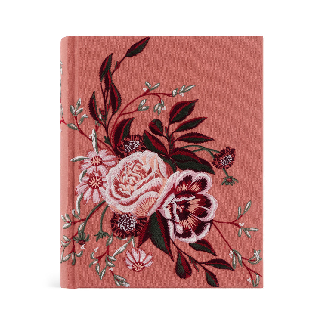 Embroidered CSB Notetaking Bible - Rosedal