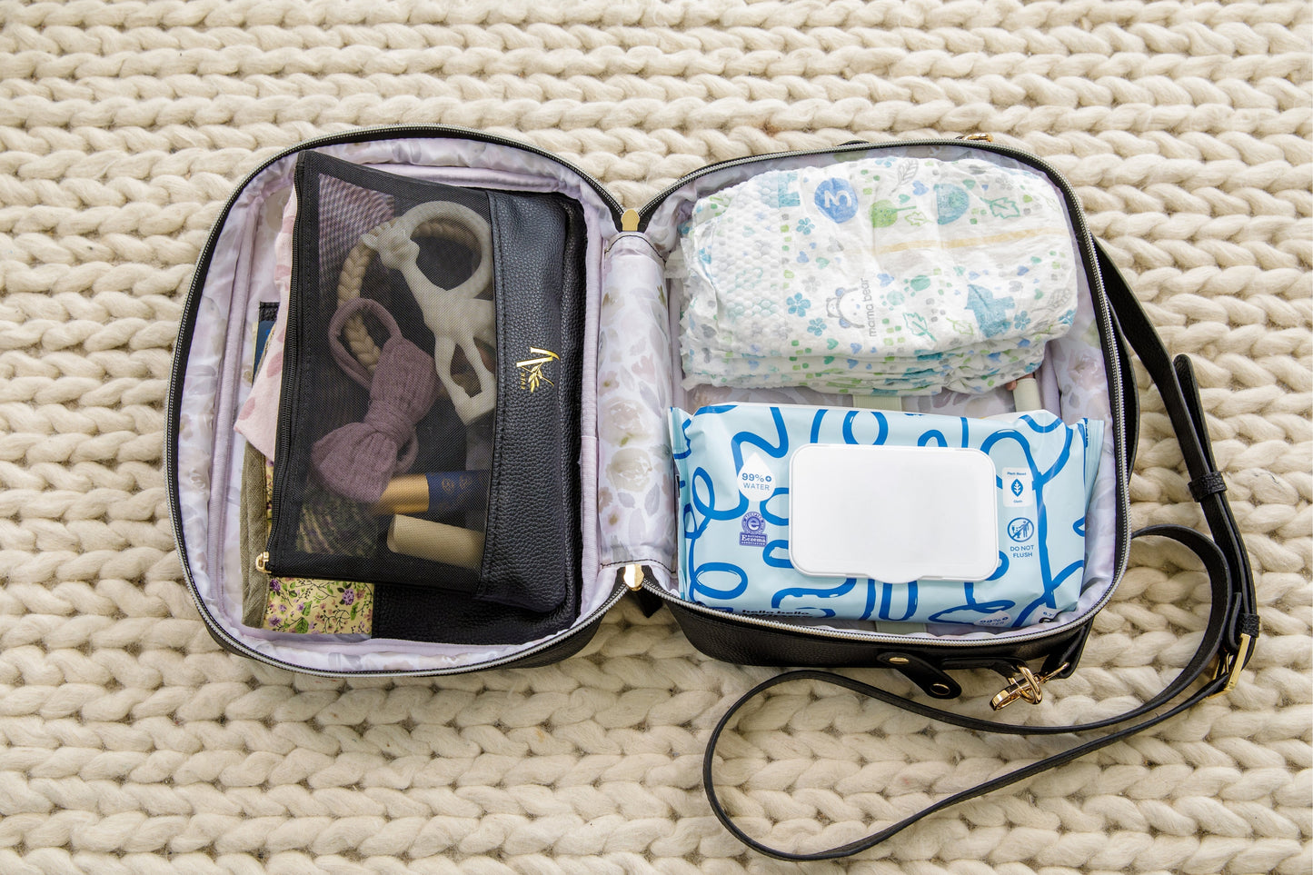 Bible Crossbody Bag (large capacity) - Black