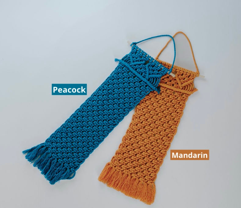 Macramé Hanging Jewelry Storage image 8