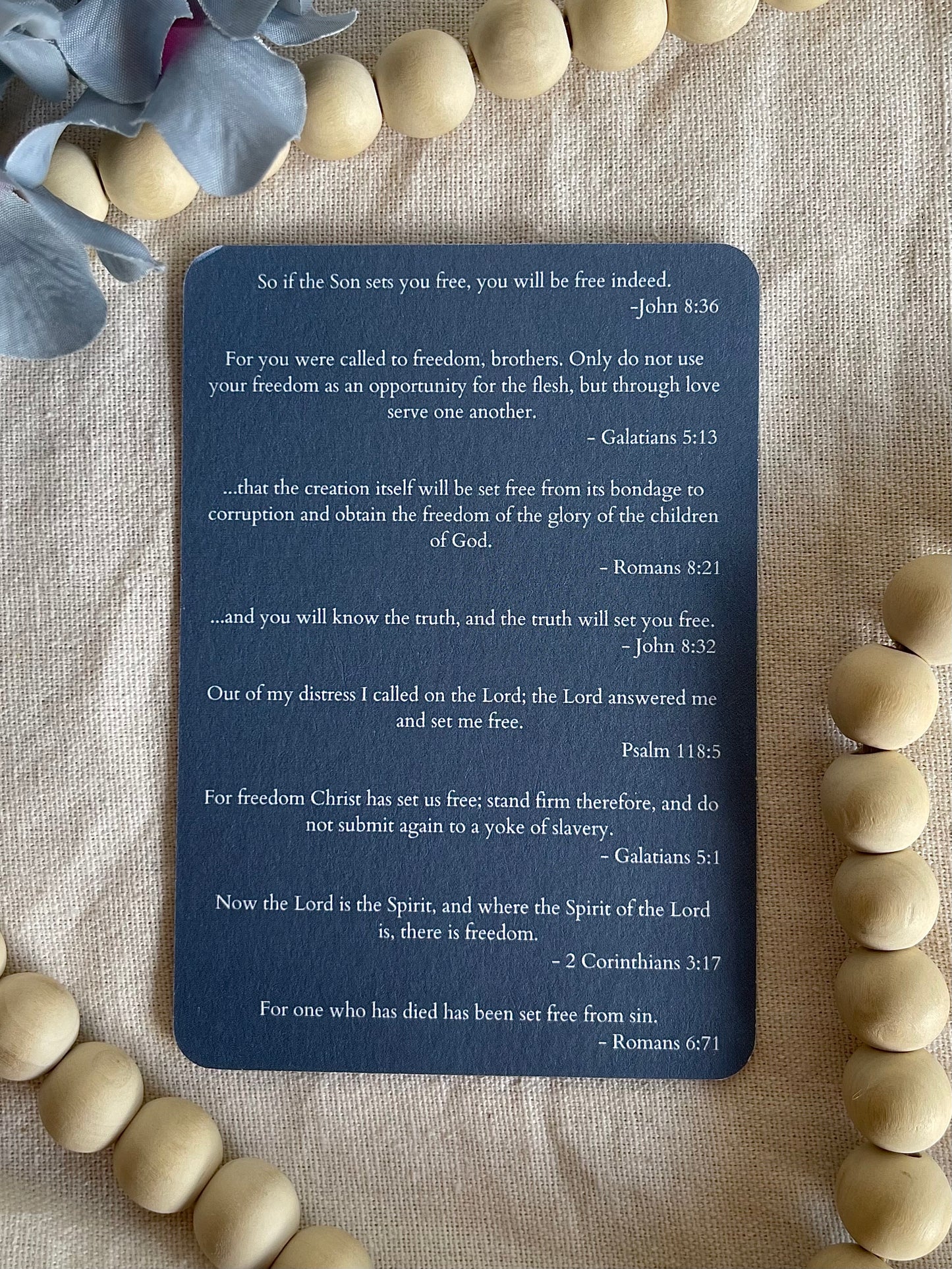 Scripture Cross: Freedom