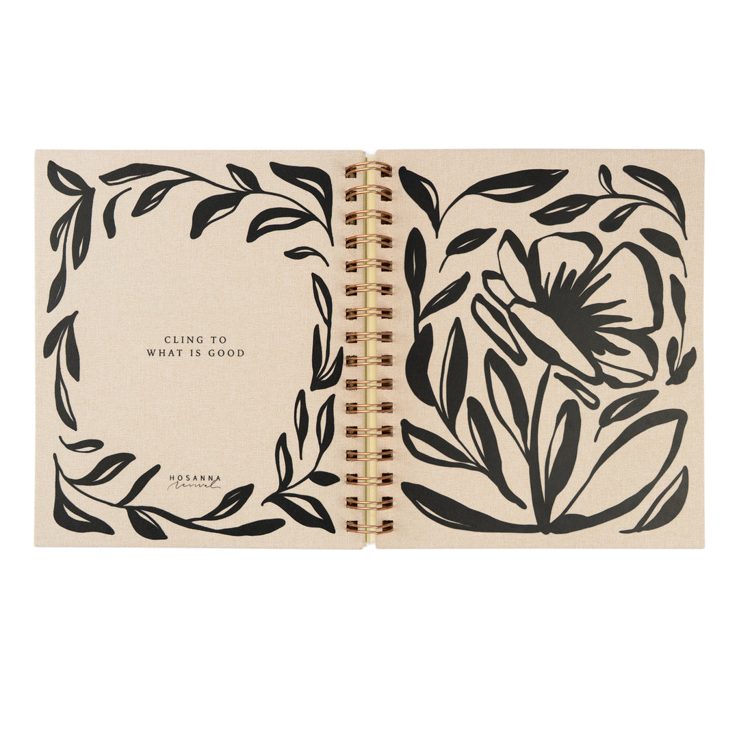 12-Month Undated Spiral Planner: Magnolia Springs