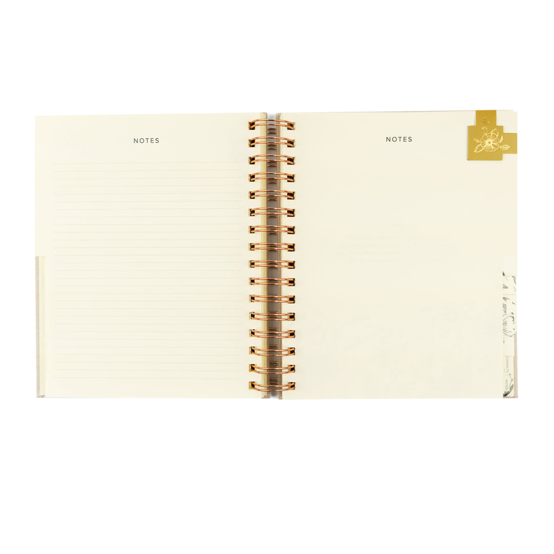 12-Month Undated Spiral Planner: Magnolia Springs