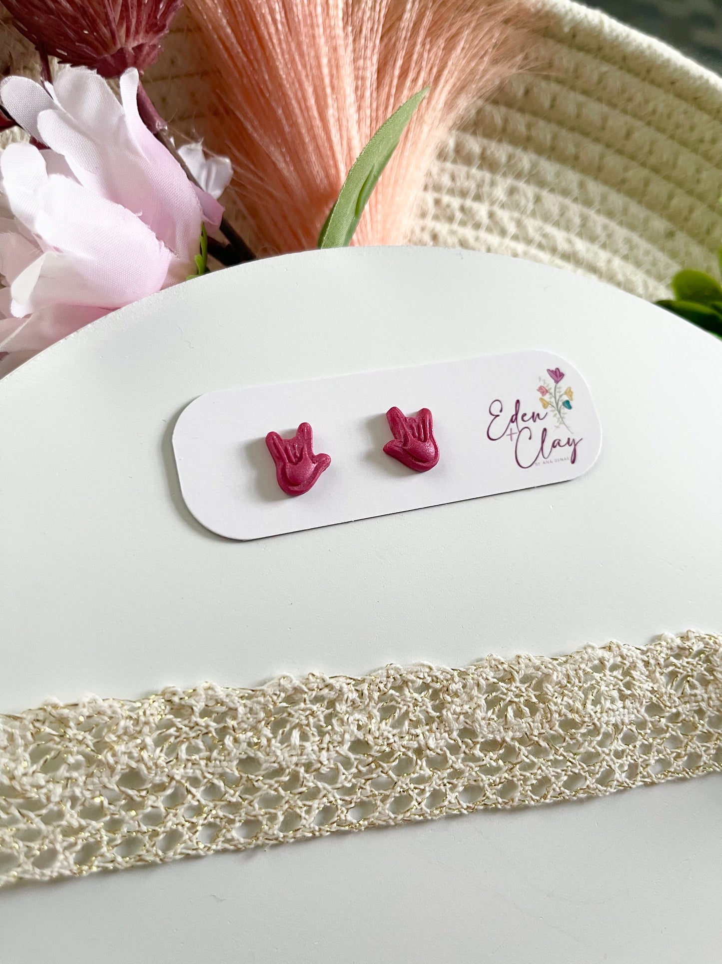 ILY Studs (one pair) image 5