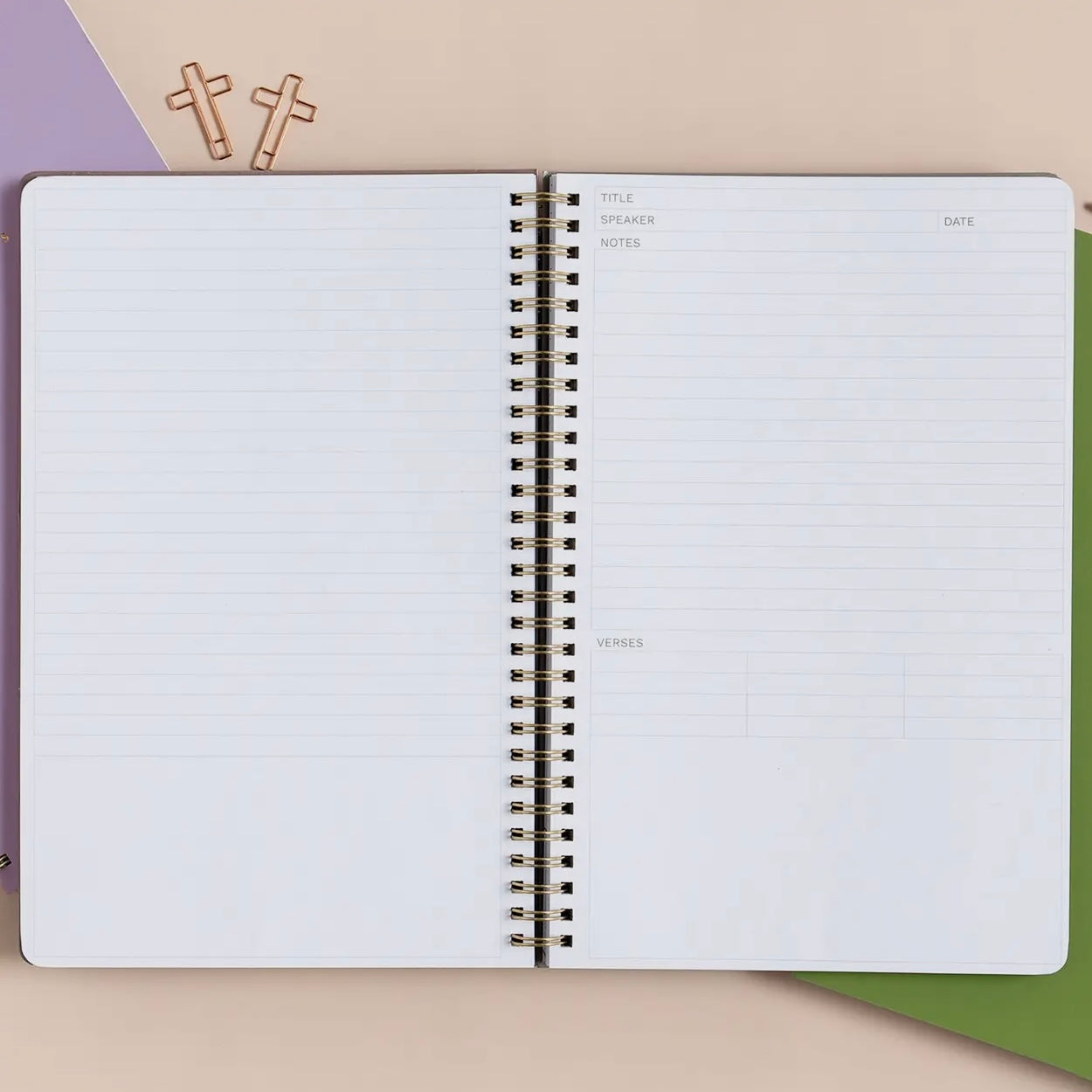 Church Notes w/ References - Lilac
