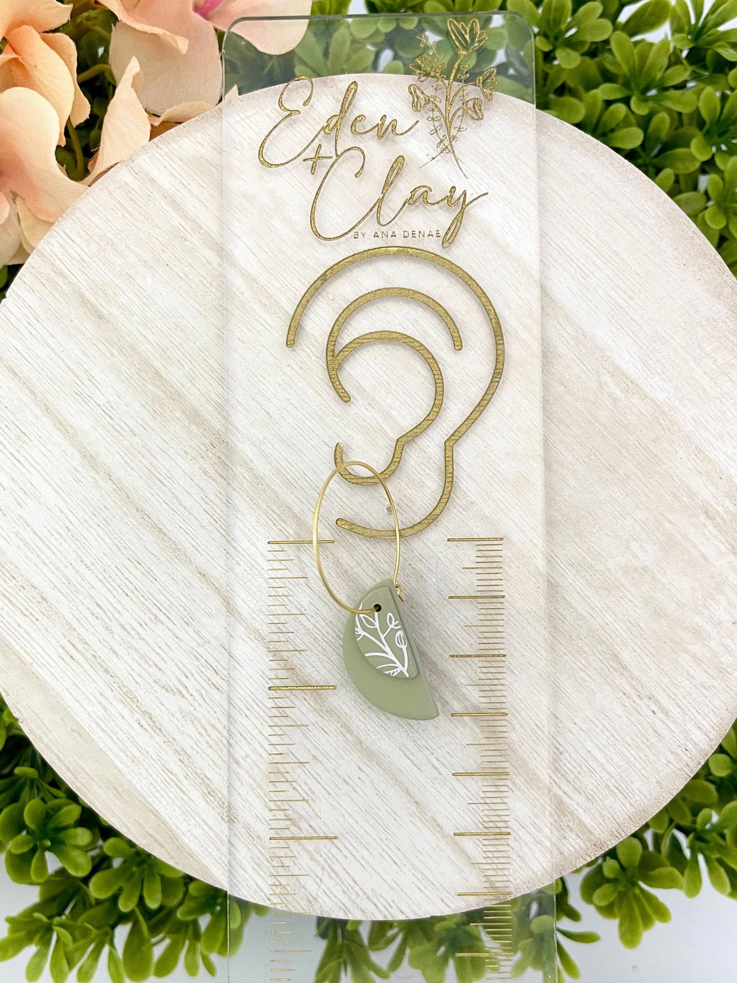 Botanical Layered Hoops image 3