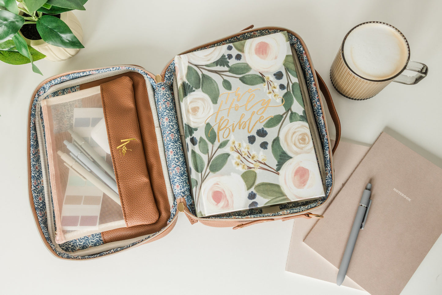 Bible Crossbody Bag (large capacity) - Almond