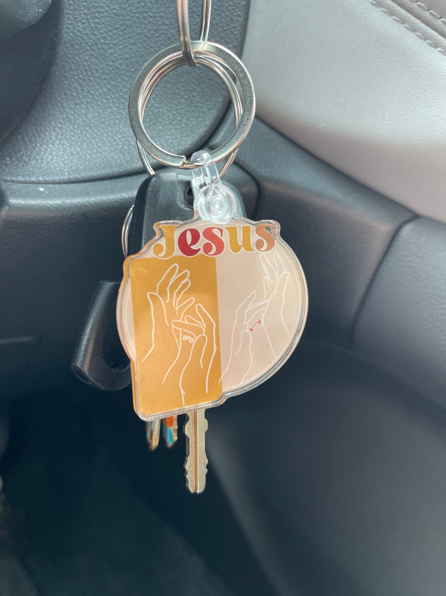 ASL Jesus Keychain image 0