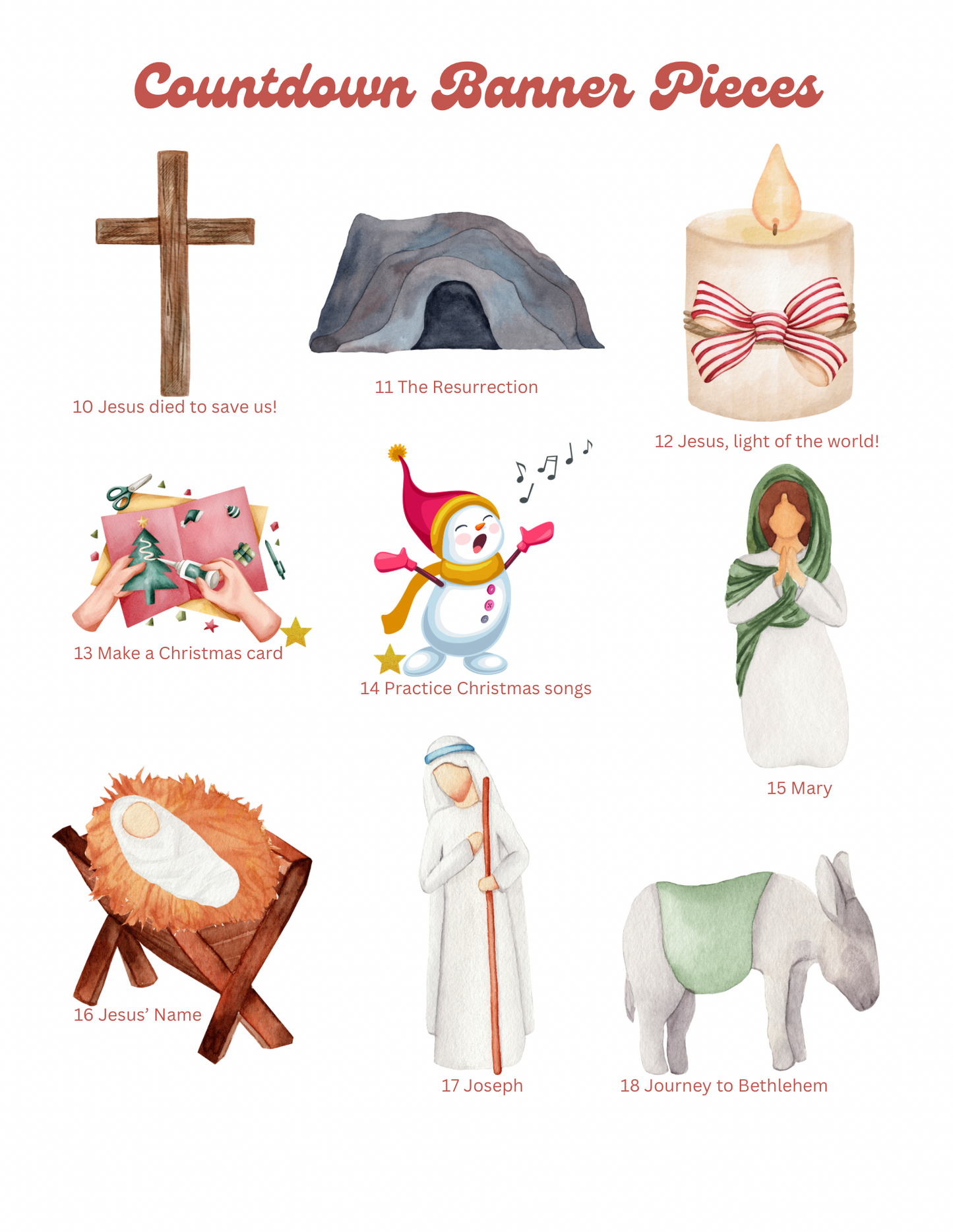 Advent Parent Guide (for Activity Busy Book)