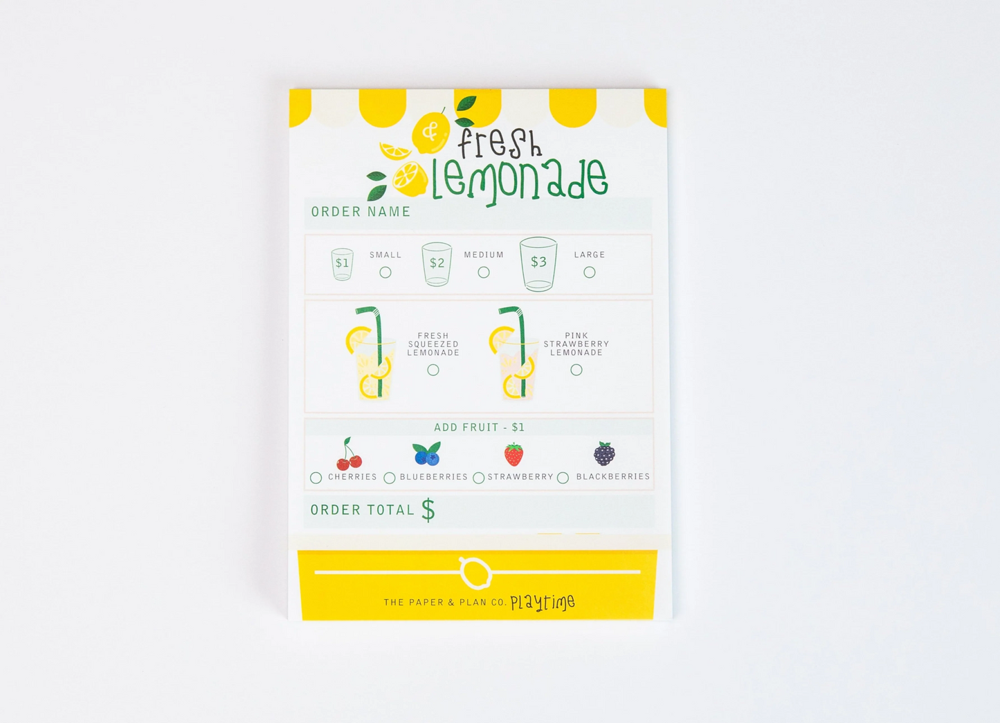 Kids’ Lemonade Stand Playtime Pad