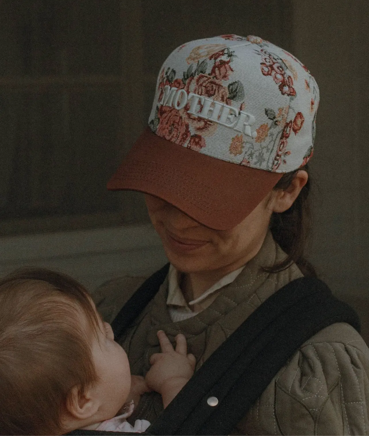 ‘Mother’ - Floral Trucker Hat
