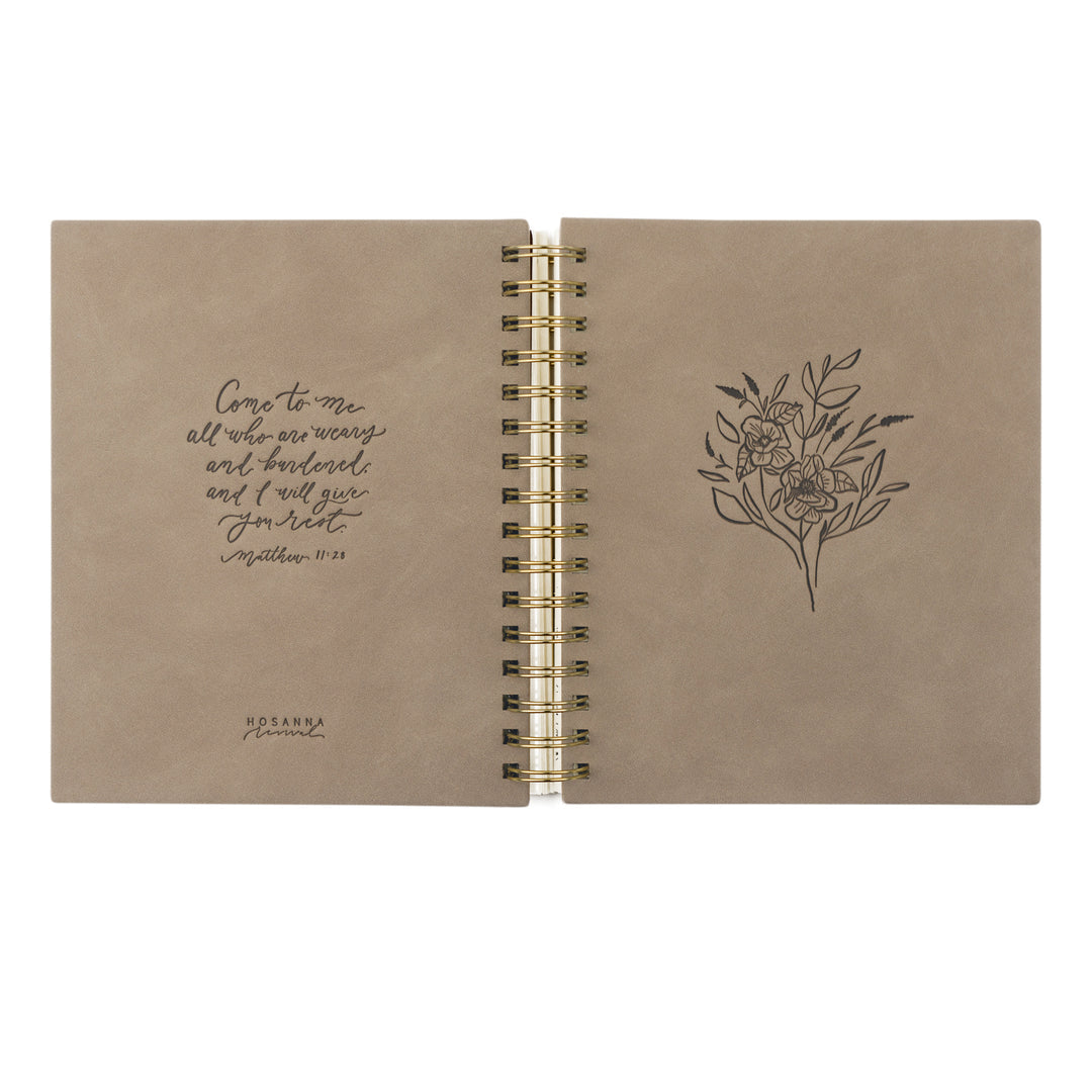 12-Month Undated Spiral Planner: Marlo