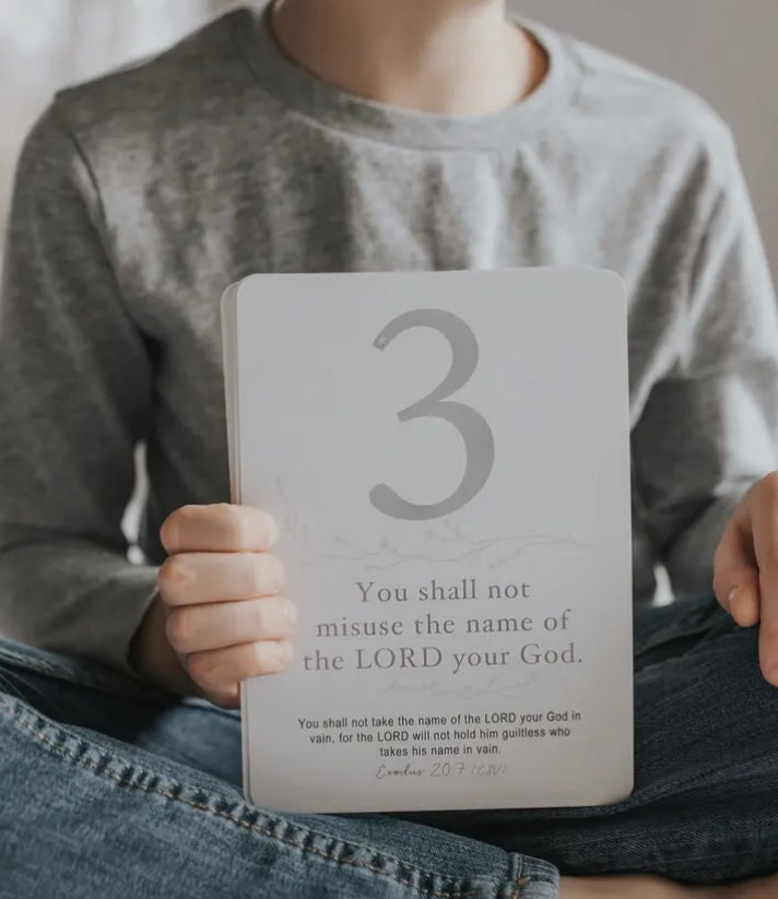 10 Commandment Memorization Cards image 3