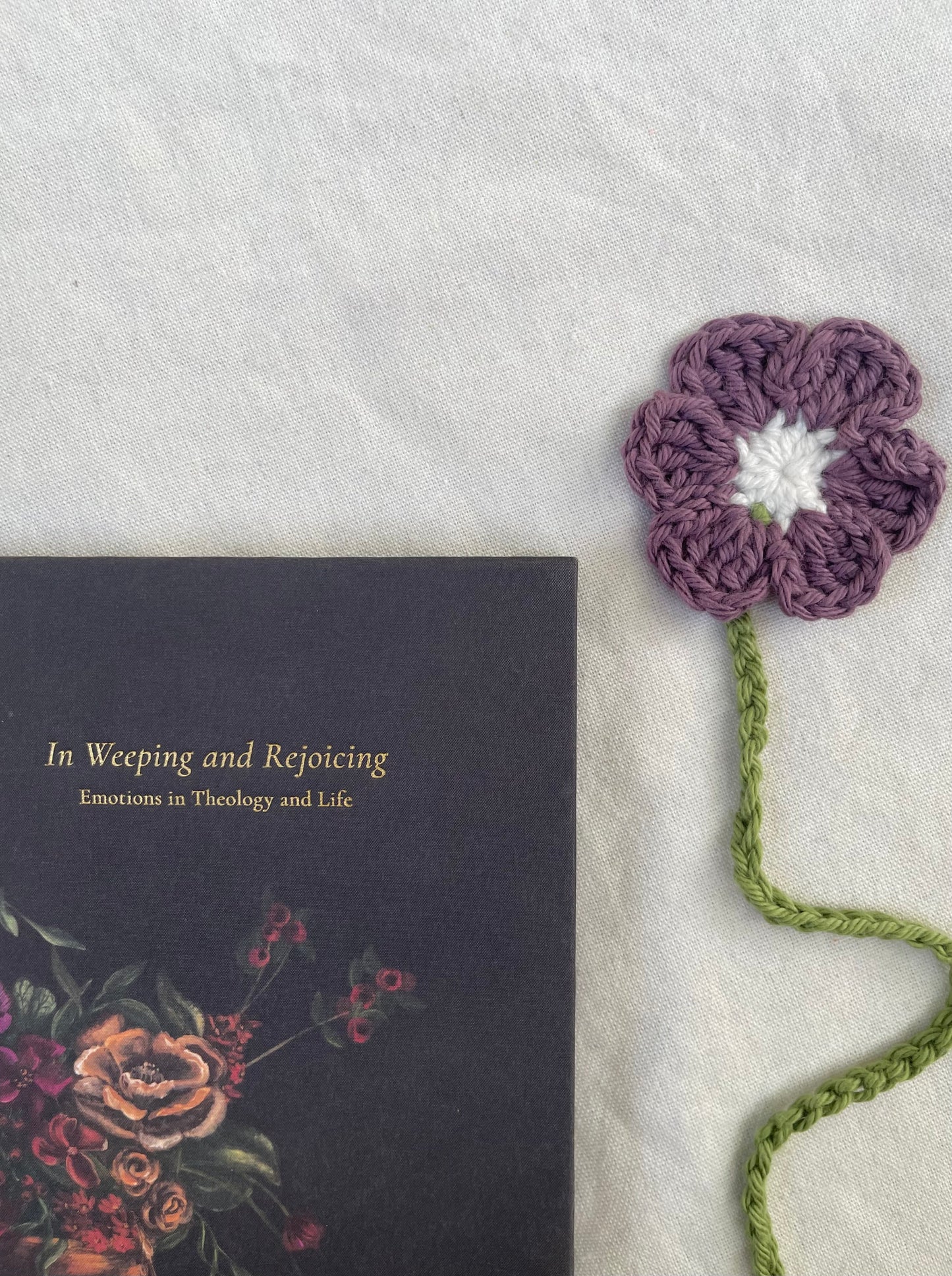 Crochet Flower Bookmarks