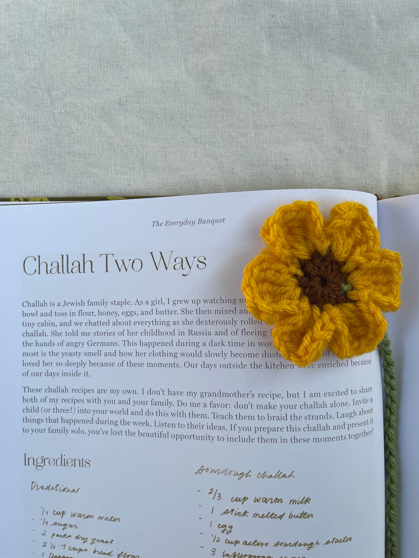 Crochet Flower Bookmarks