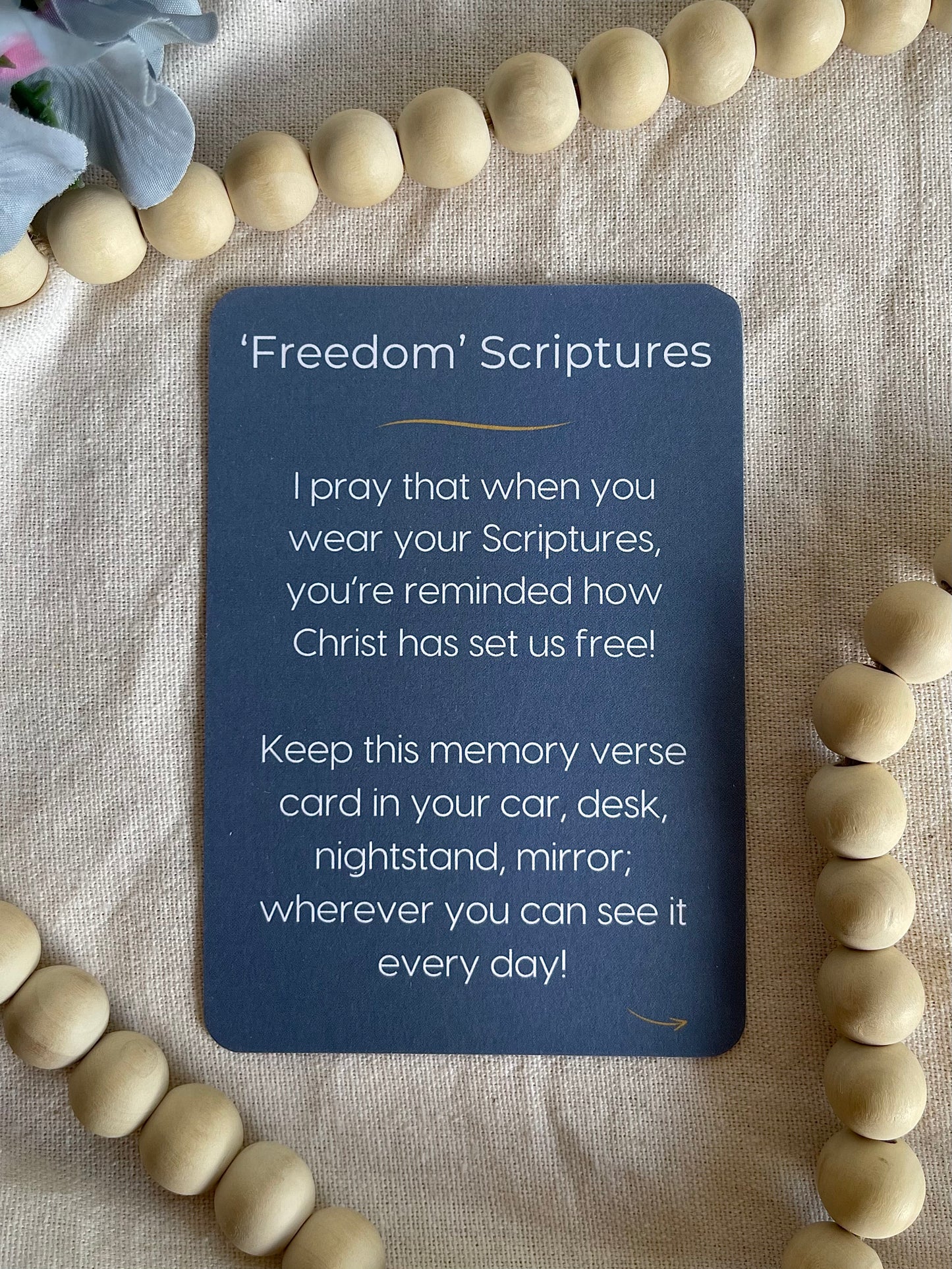 Scripture Cross: Freedom