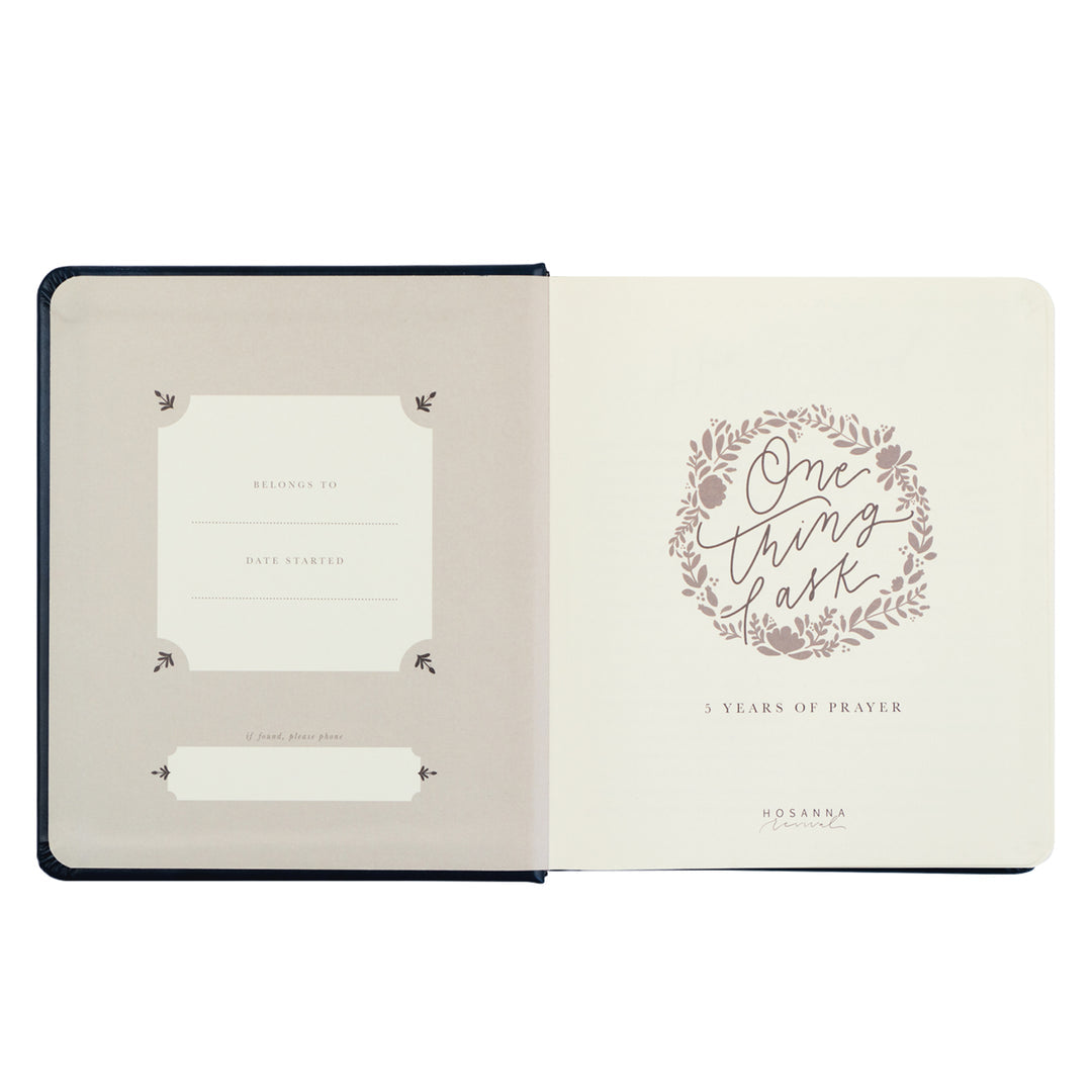 One Thing I Ask 5-Year Prayer Journal: Versailles