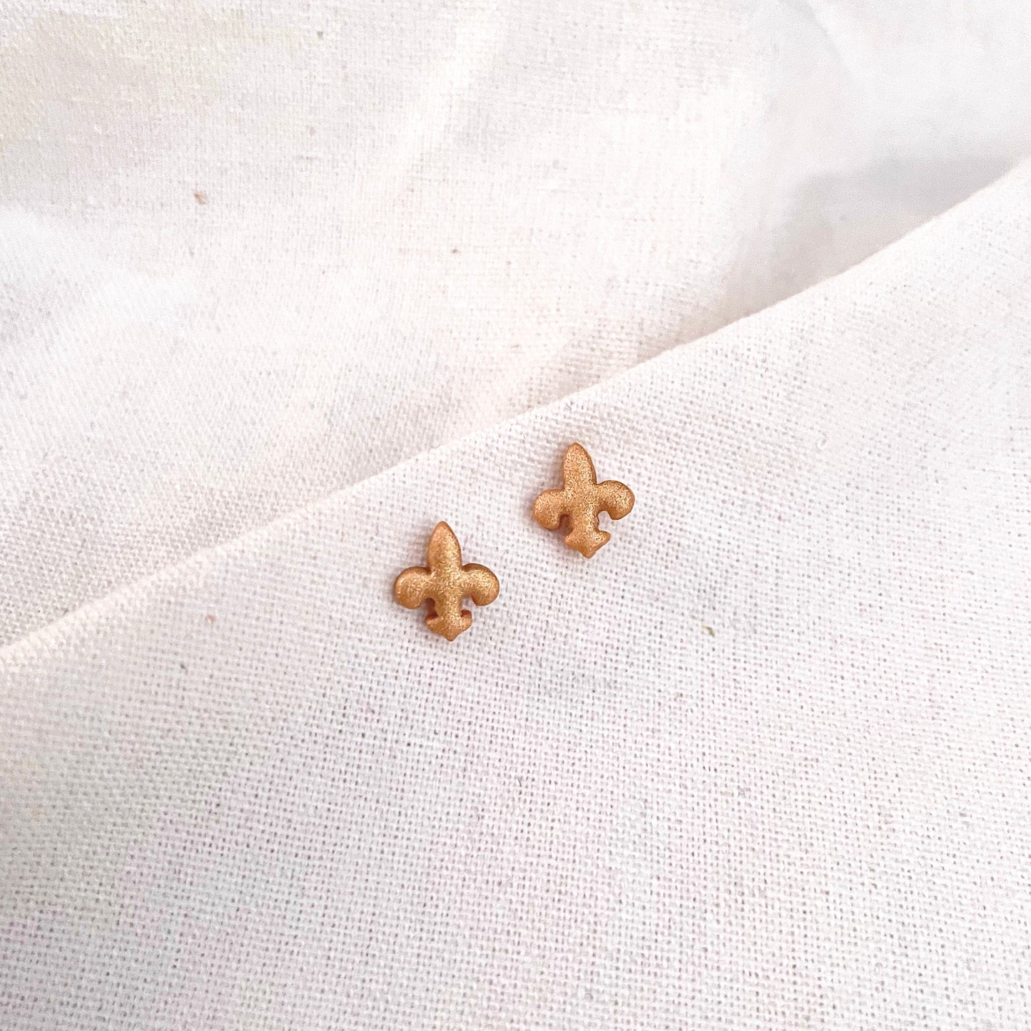 Fleur de lis Studs image 0