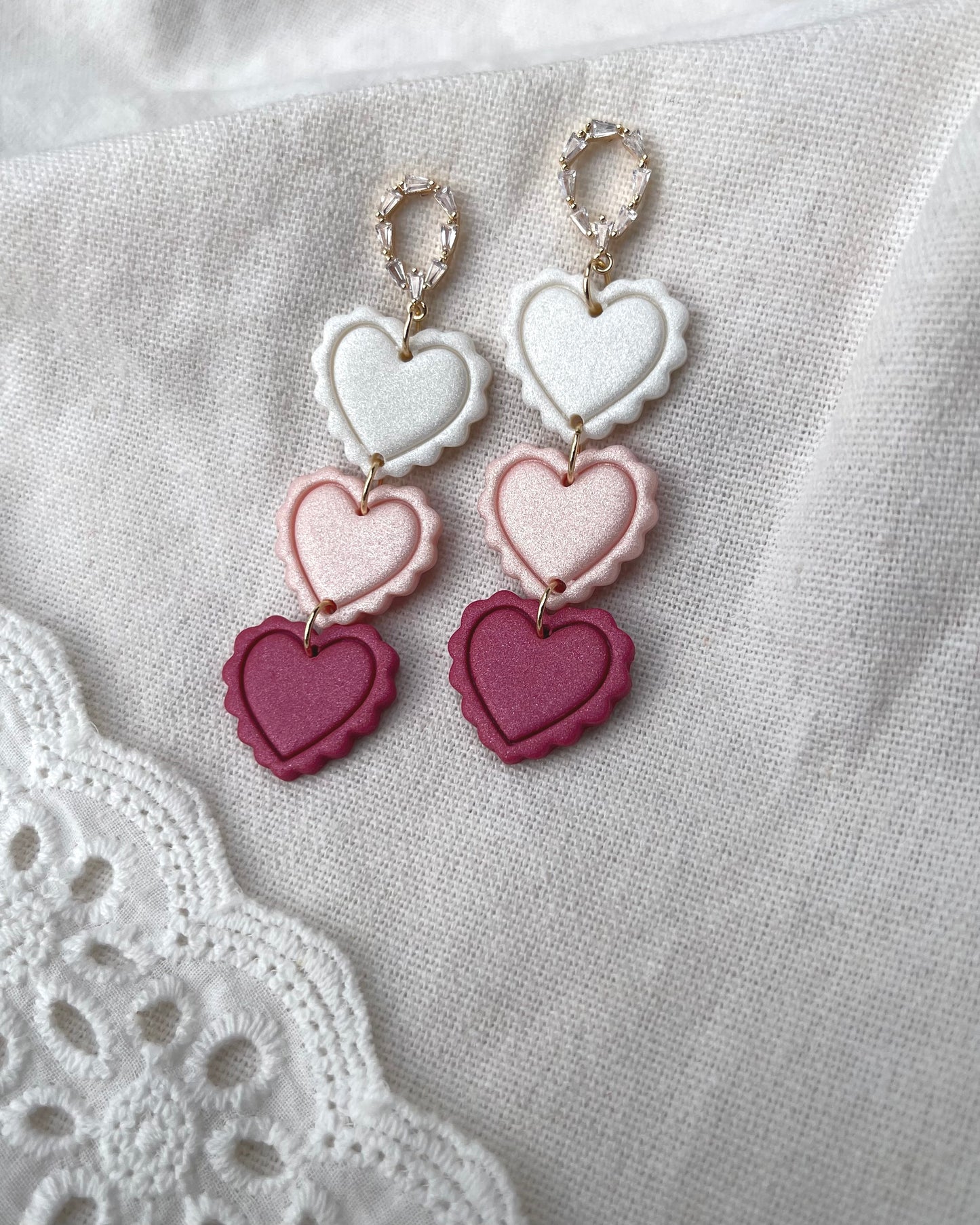 Scalloped Heart Trio image 1