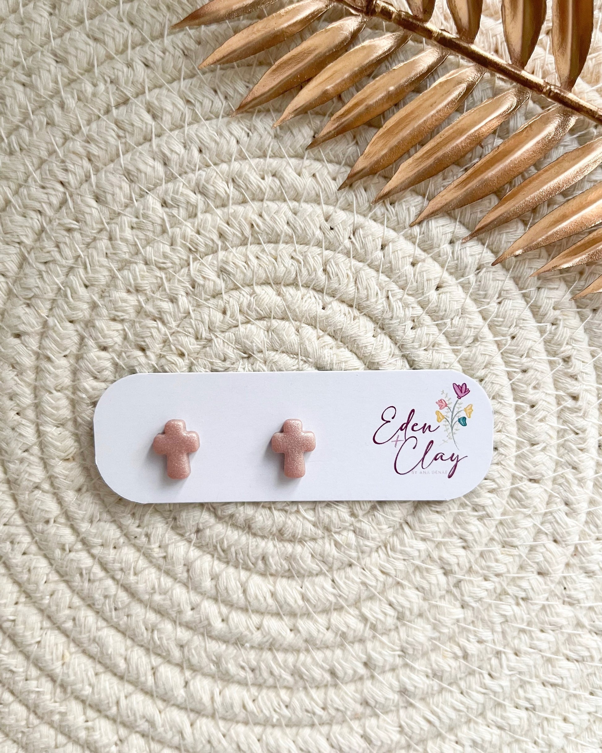 Elegant Cross Studs image 2