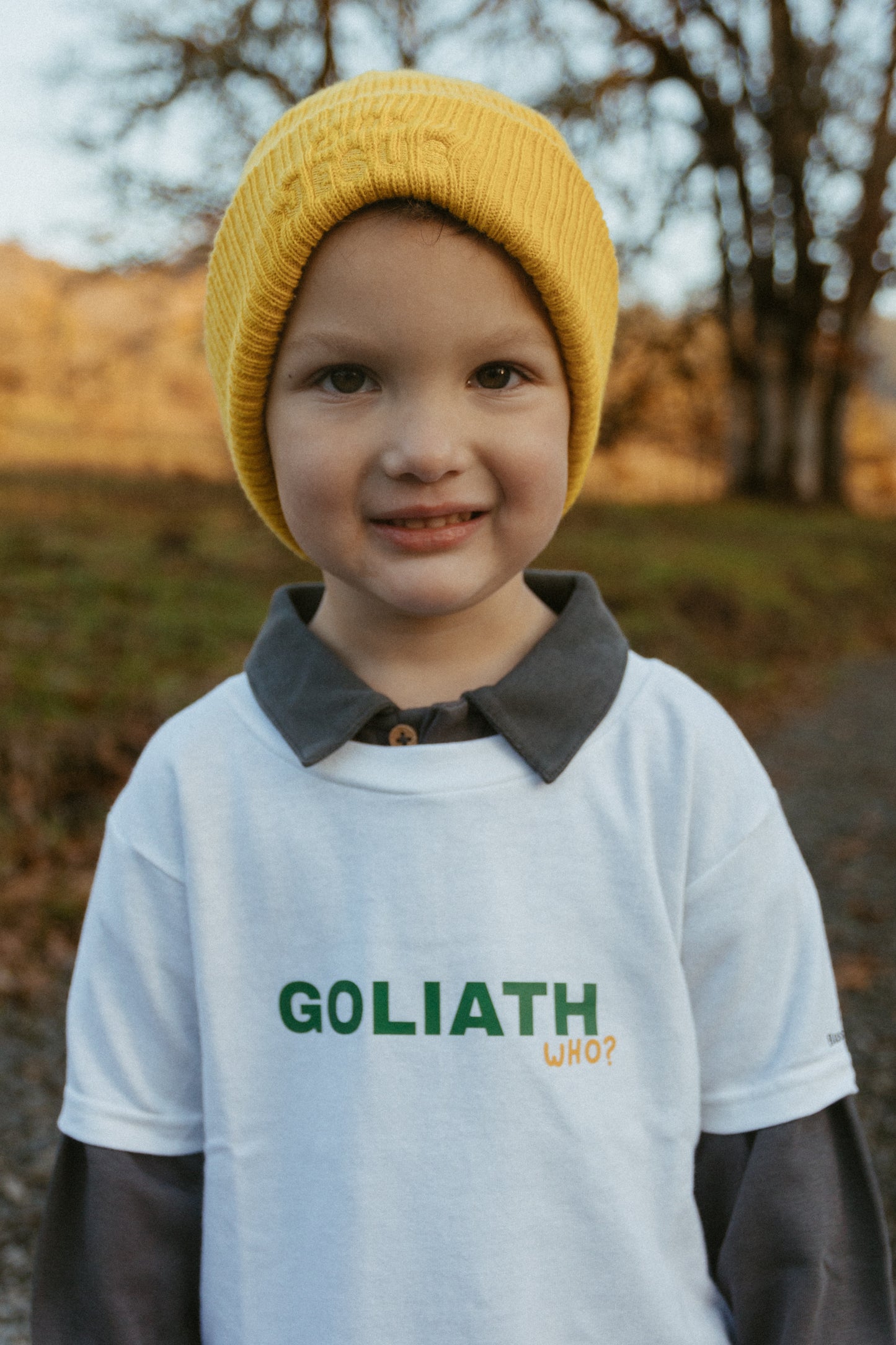 ‘Goliath Who?’ - 100% Cotton Long Sleeve Tee