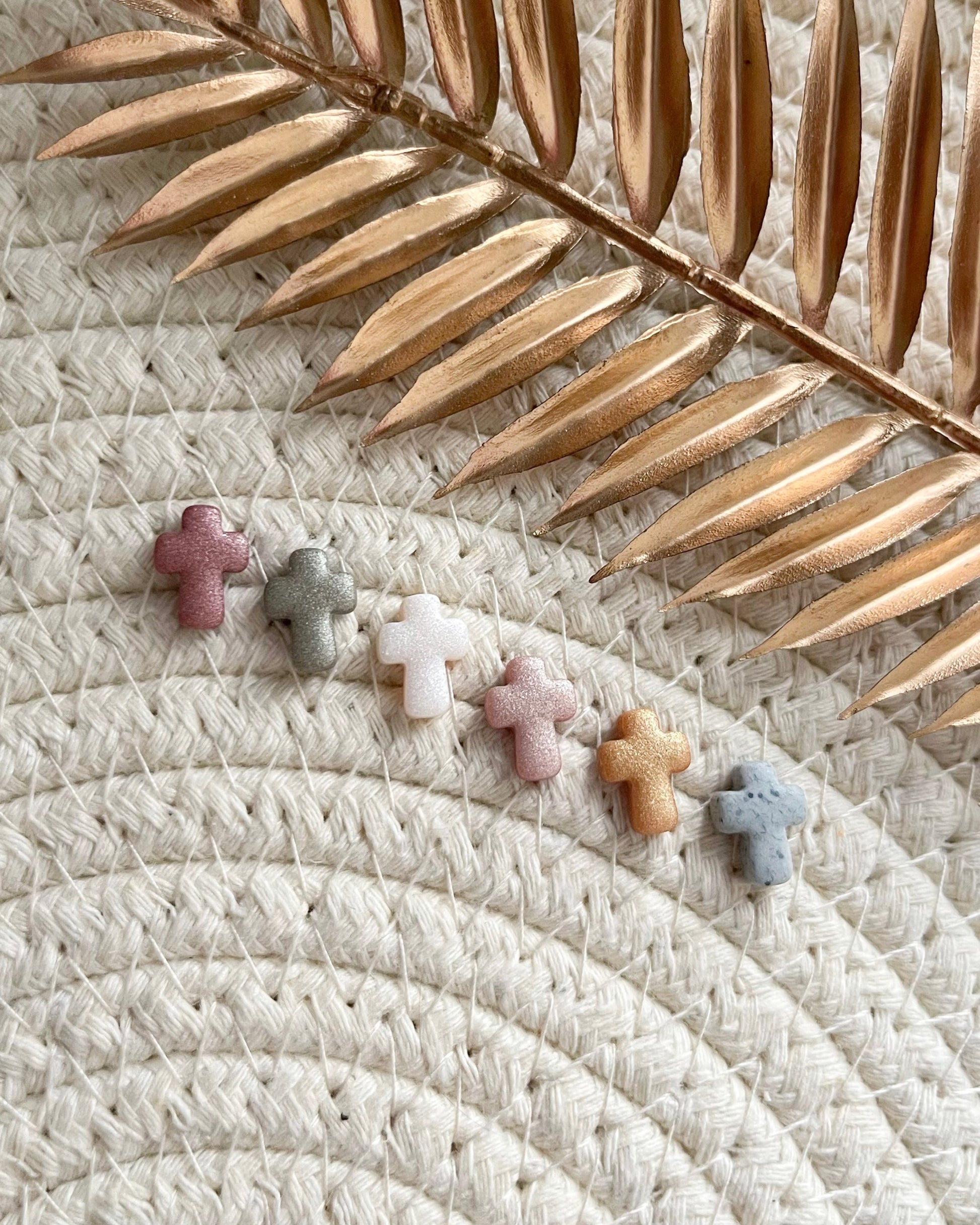 Elegant Cross Studs image 1