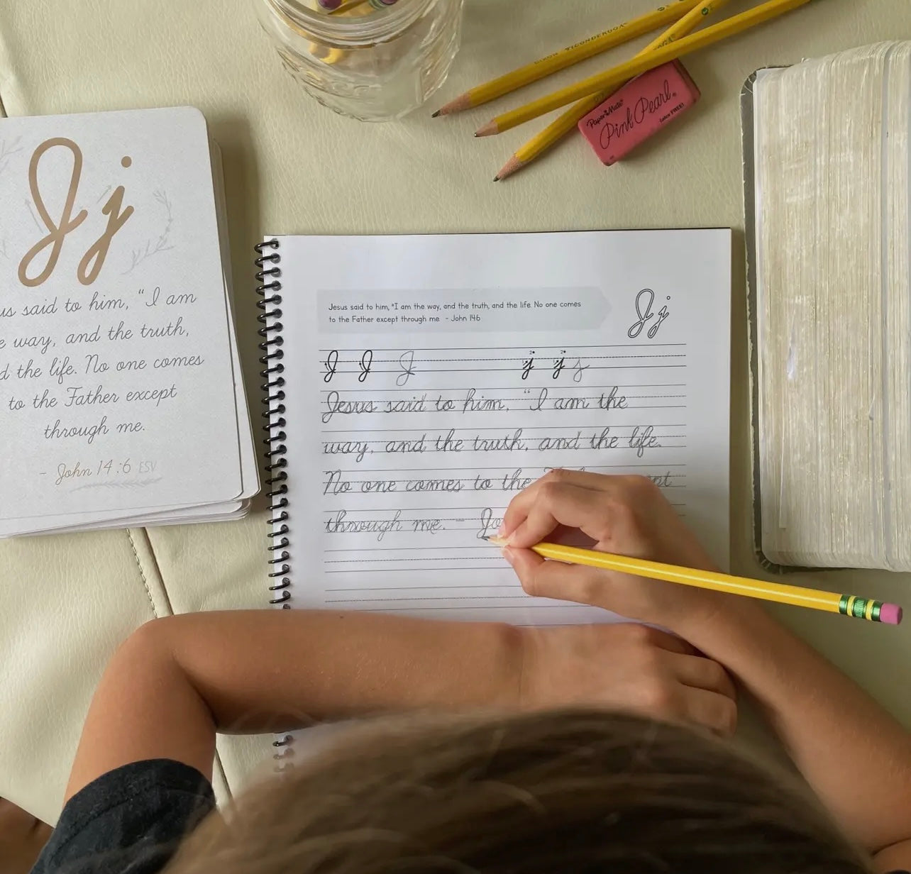 Cursive ABC Scripture Memorization Workbook image 3