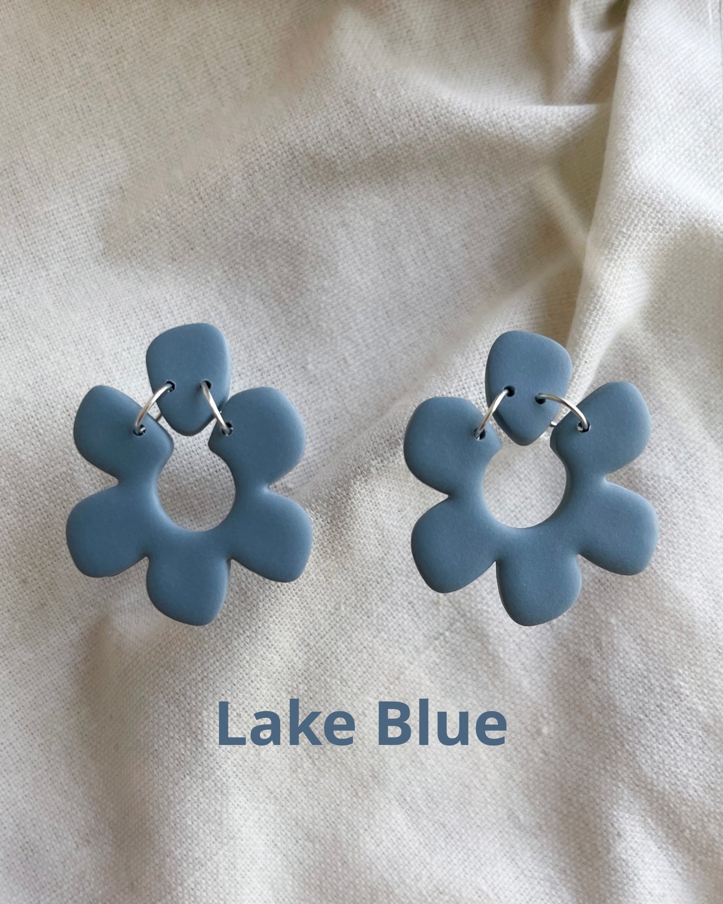 Statement Floral Studs (Matte) image 2