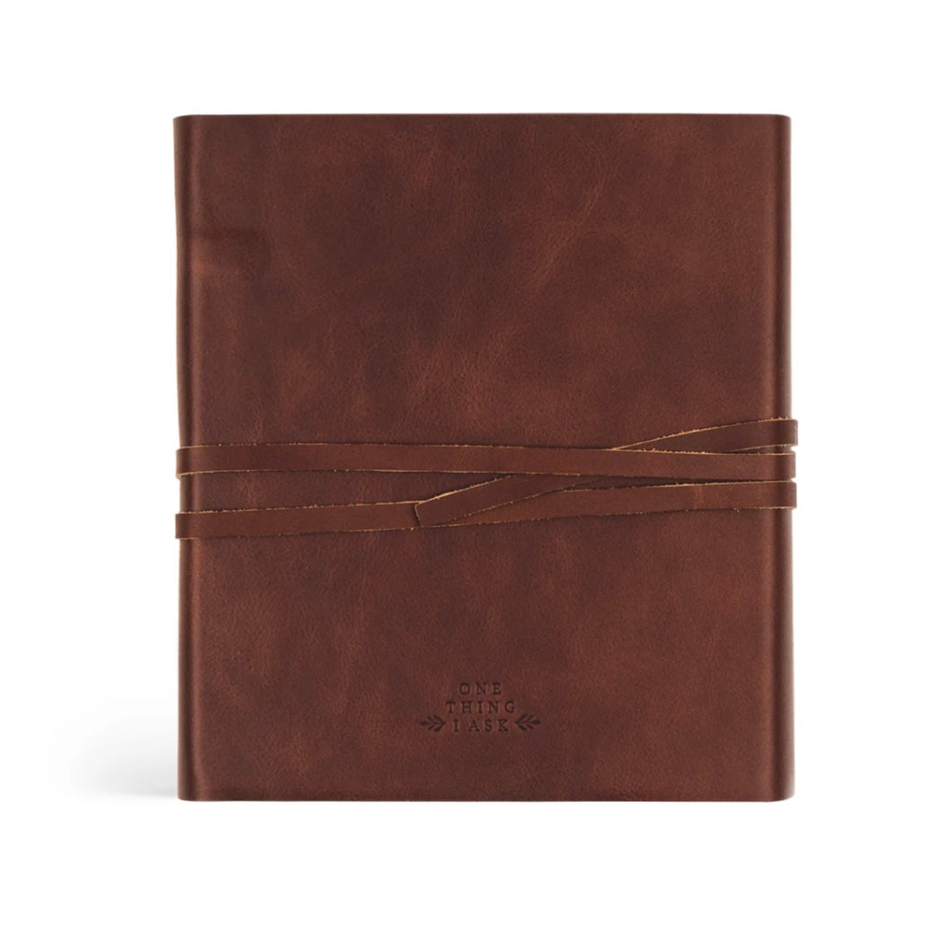 One Thing I Ask 5-Year Prayer Journal: Luxembourg (Genuine Leather)  image 1