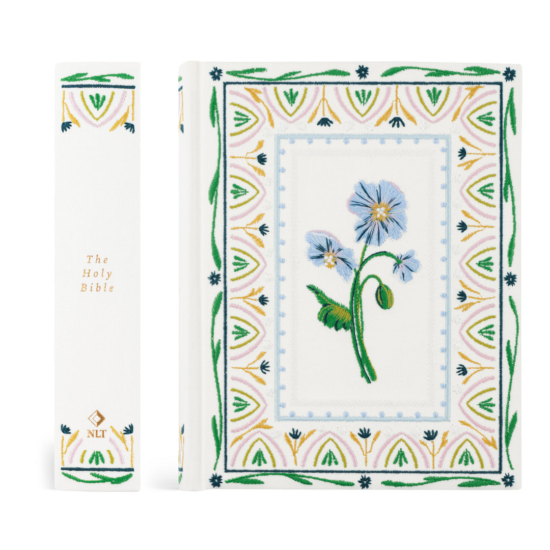 Embroidered NLT Notetaking Bible - Lisbon