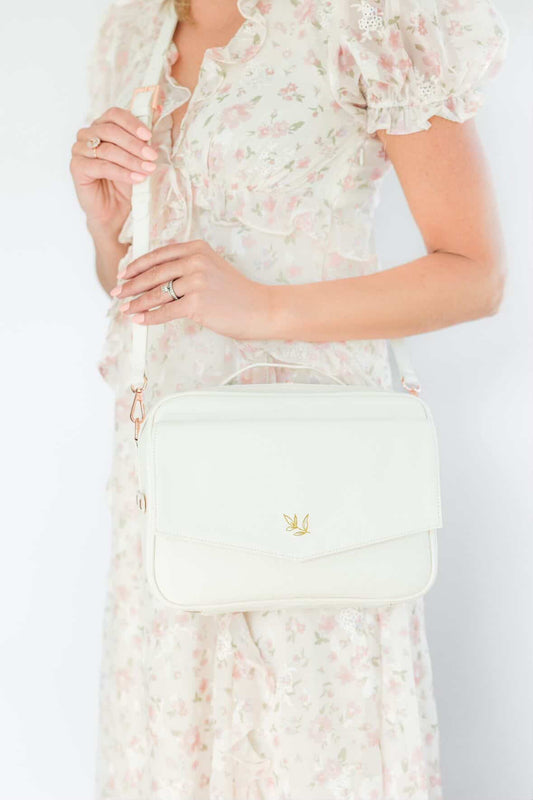 Bible Crossbody Bag (large capacity) - Dove