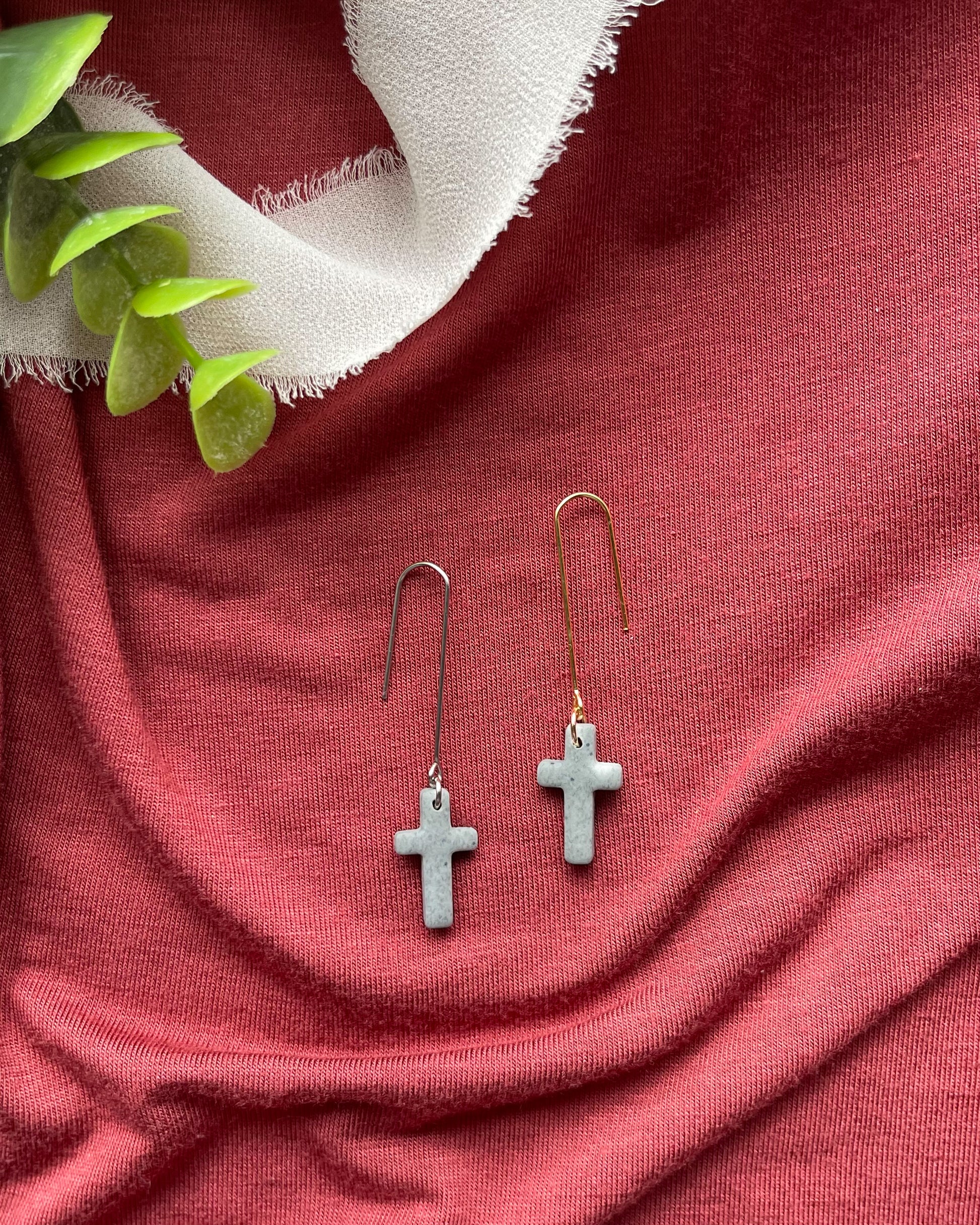 Dainty Stone Cross image 2