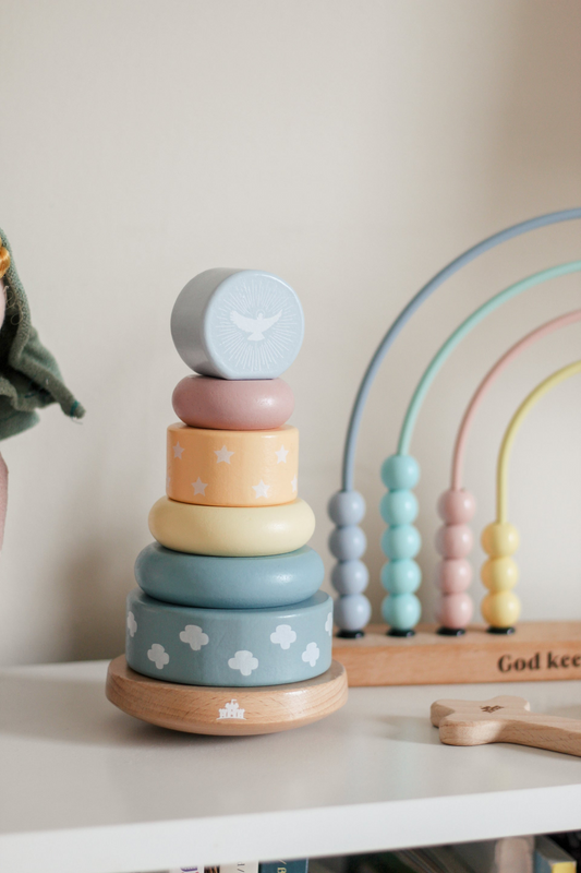 Holy Spirit Tower - Wooden Stacking Toy