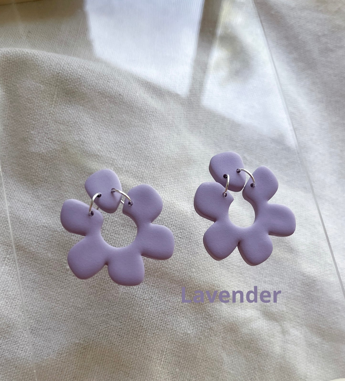 Statement Floral Studs (Matte) image 7