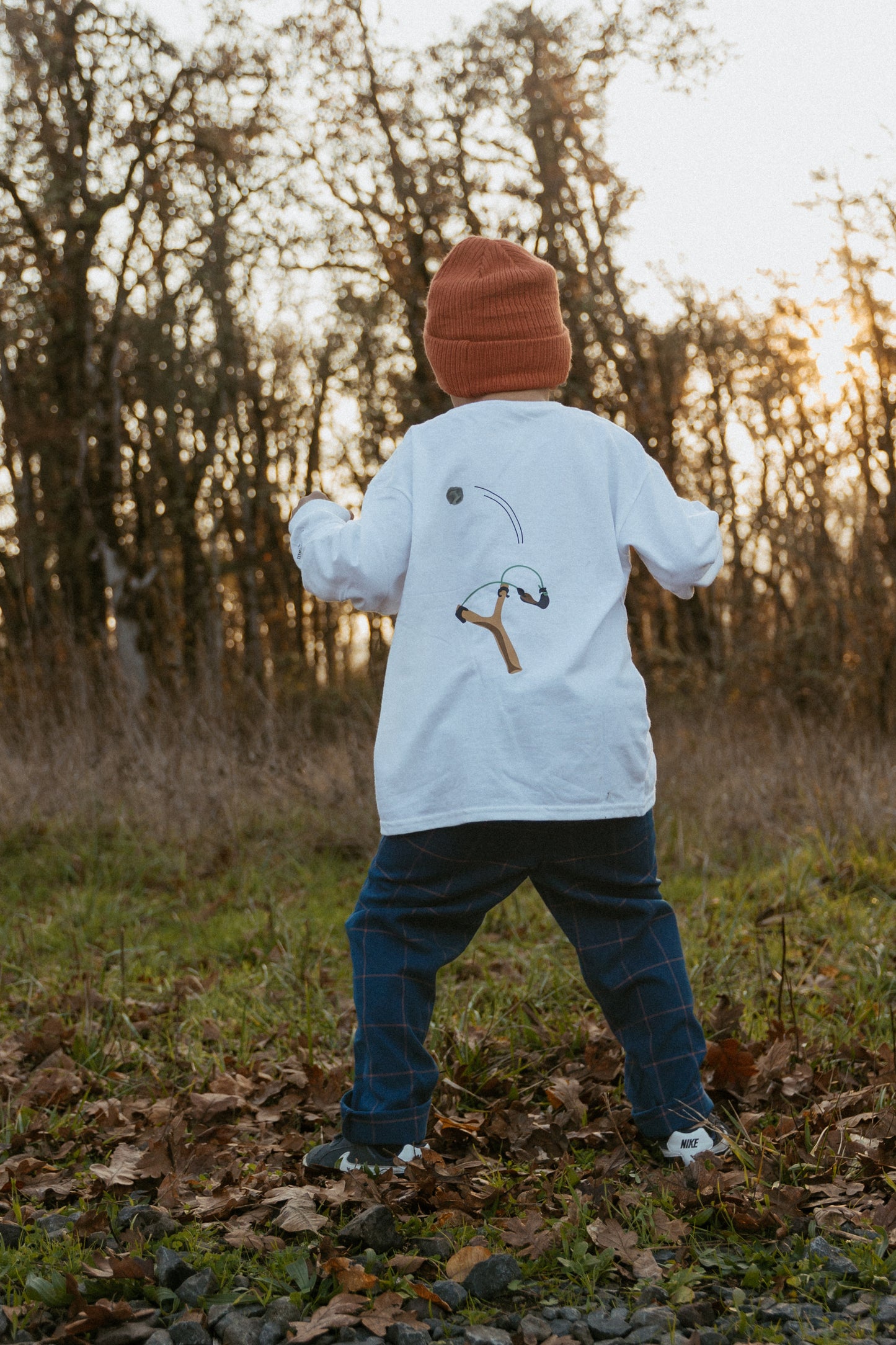 ‘Goliath Who?’ - 100% Cotton Long Sleeve Tee