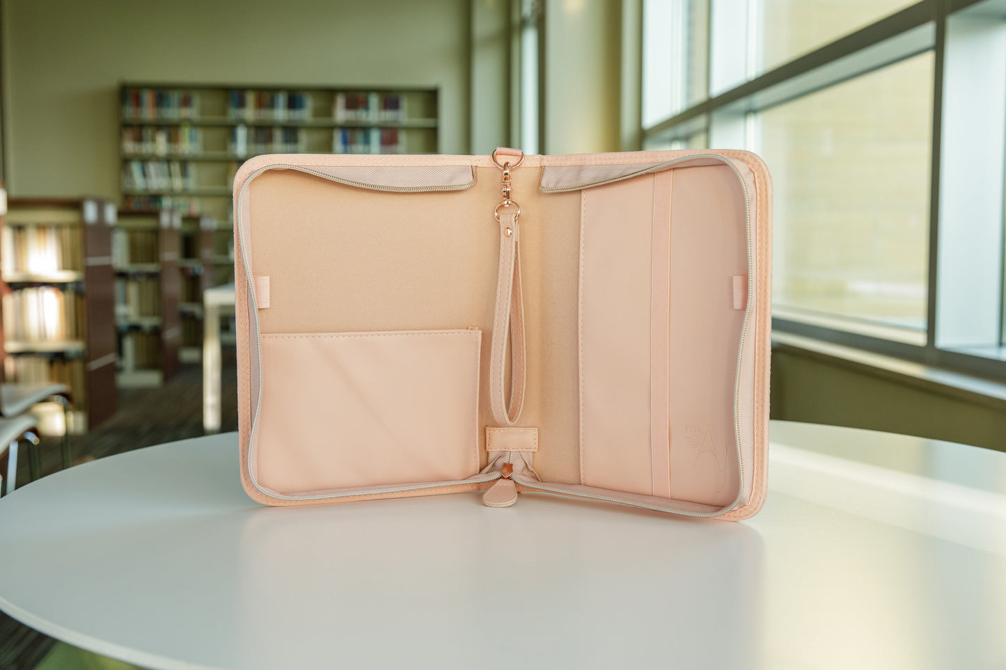Woven Bible Crossbody Bag - Blush
