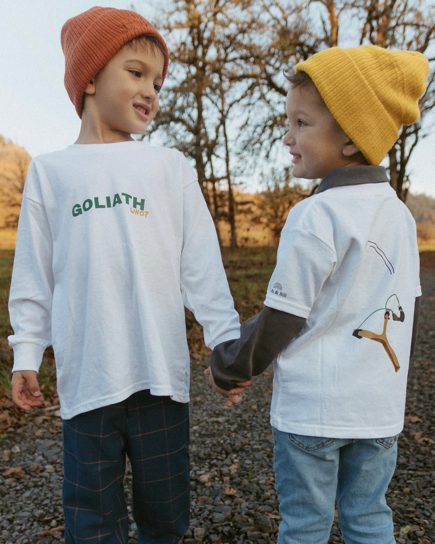 ‘Goliath Who?’ - 100% Cotton Long Sleeve Tee