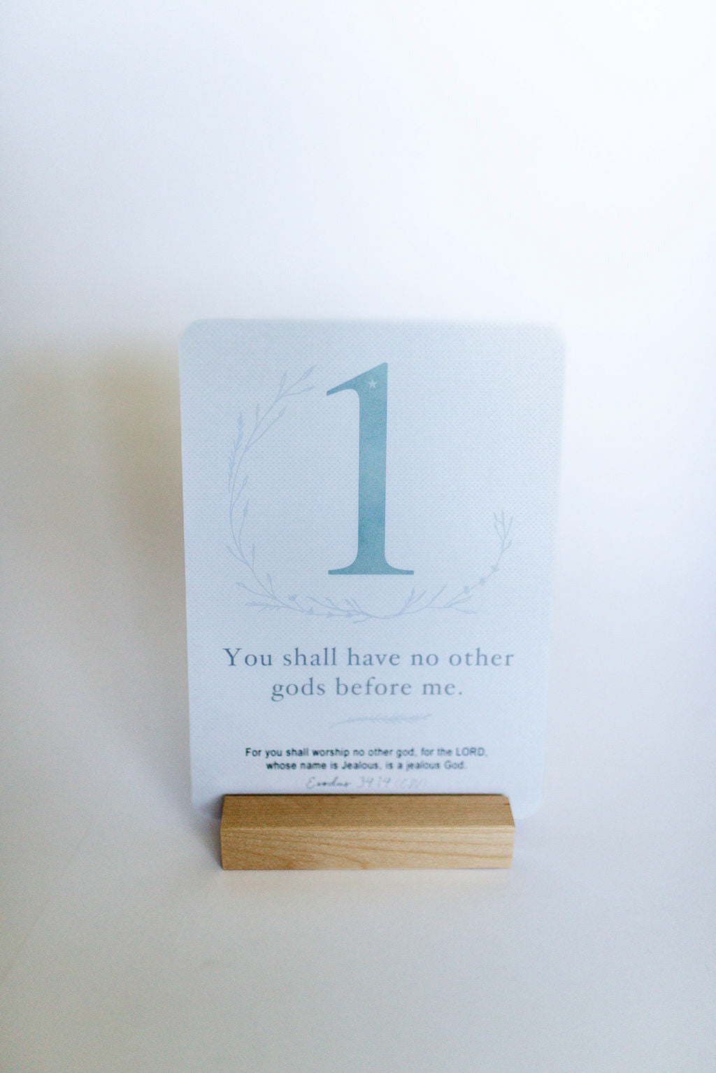 Wooden Card Stand image 1