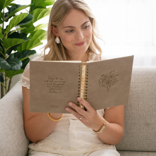 12-Month Undated Spiral Planner: Marlo