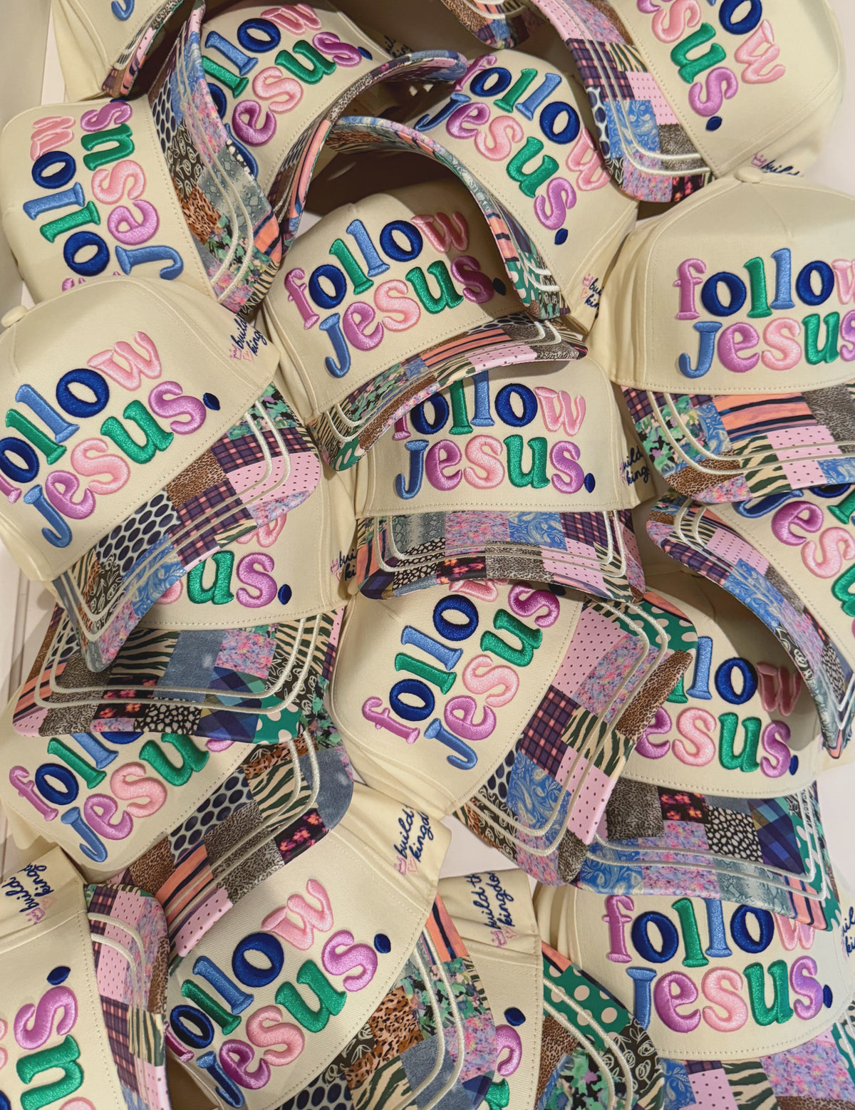 Follow Jesus - Puff Trucker Hat