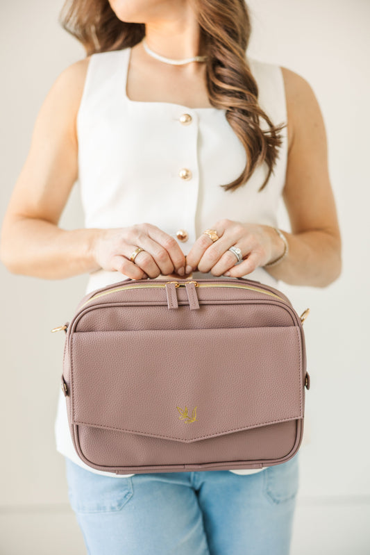 Bible Crossbody Bag (large capacity) - Taupe
