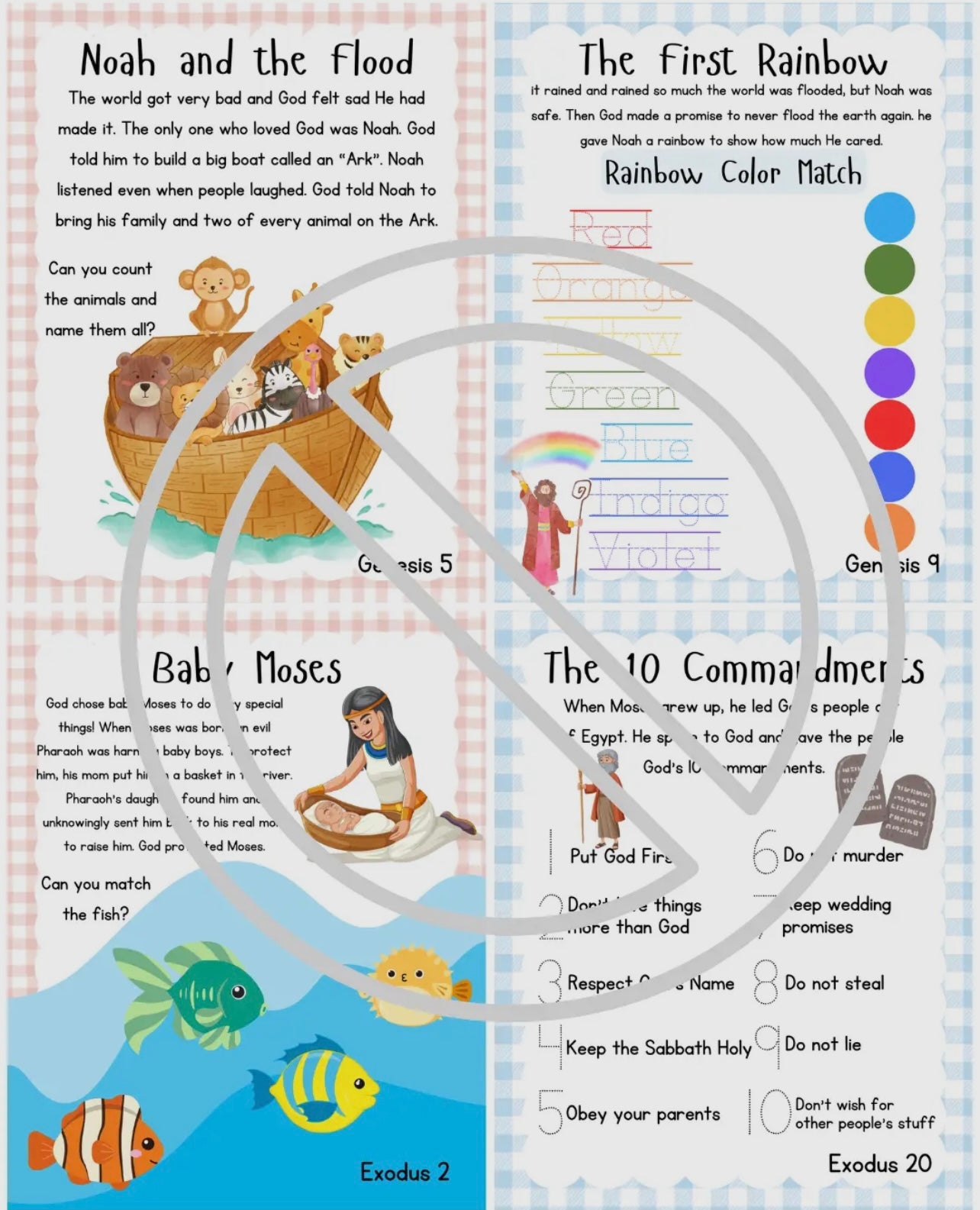 Bible Stories - Activity Busy Book image 2