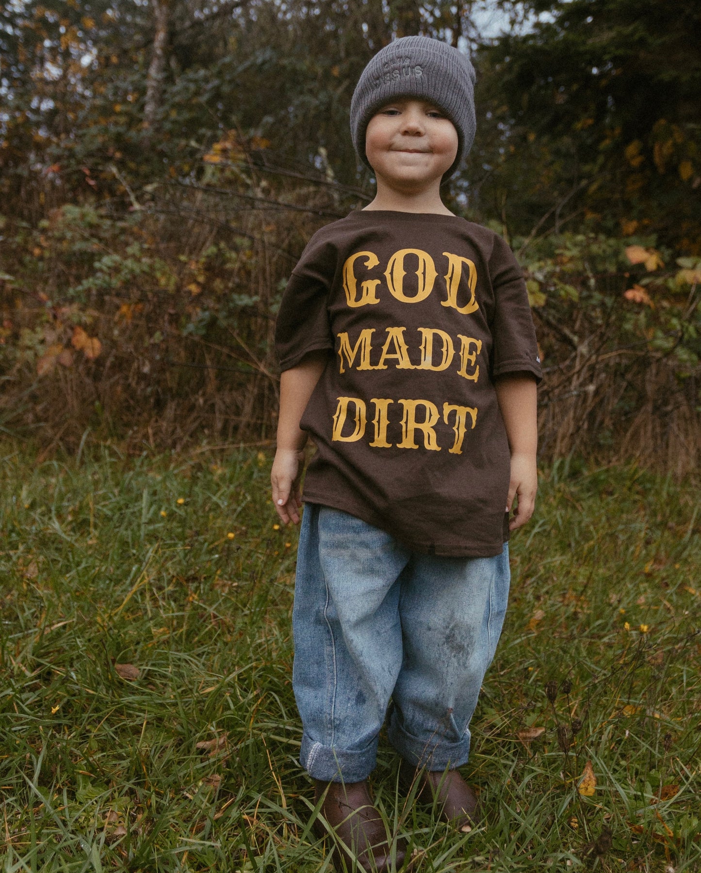 ‘God Made Dirt’ - 100% Cotton Tee