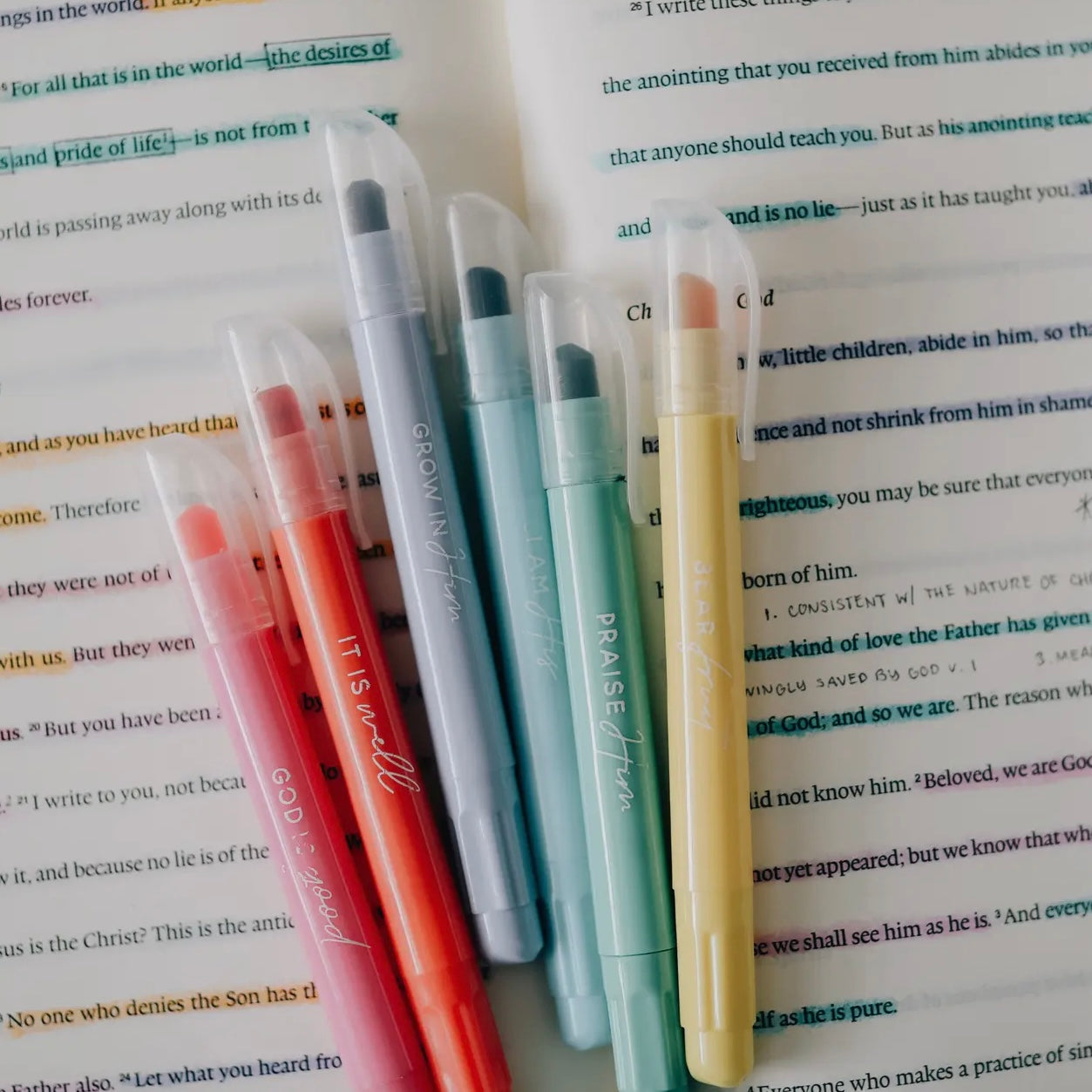 Bible Pastel Highlighters