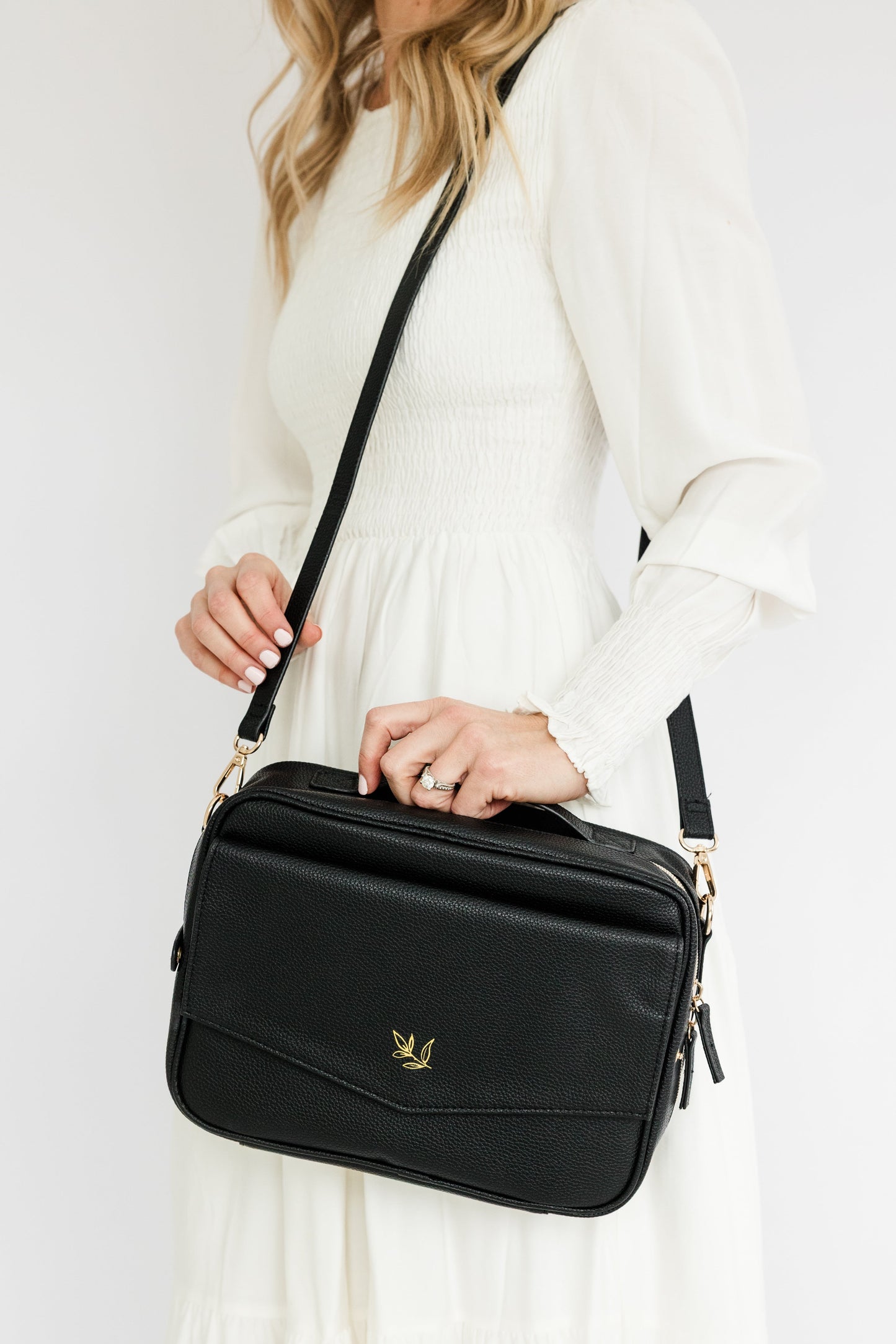 Bible Crossbody Bag (large capacity) - Black