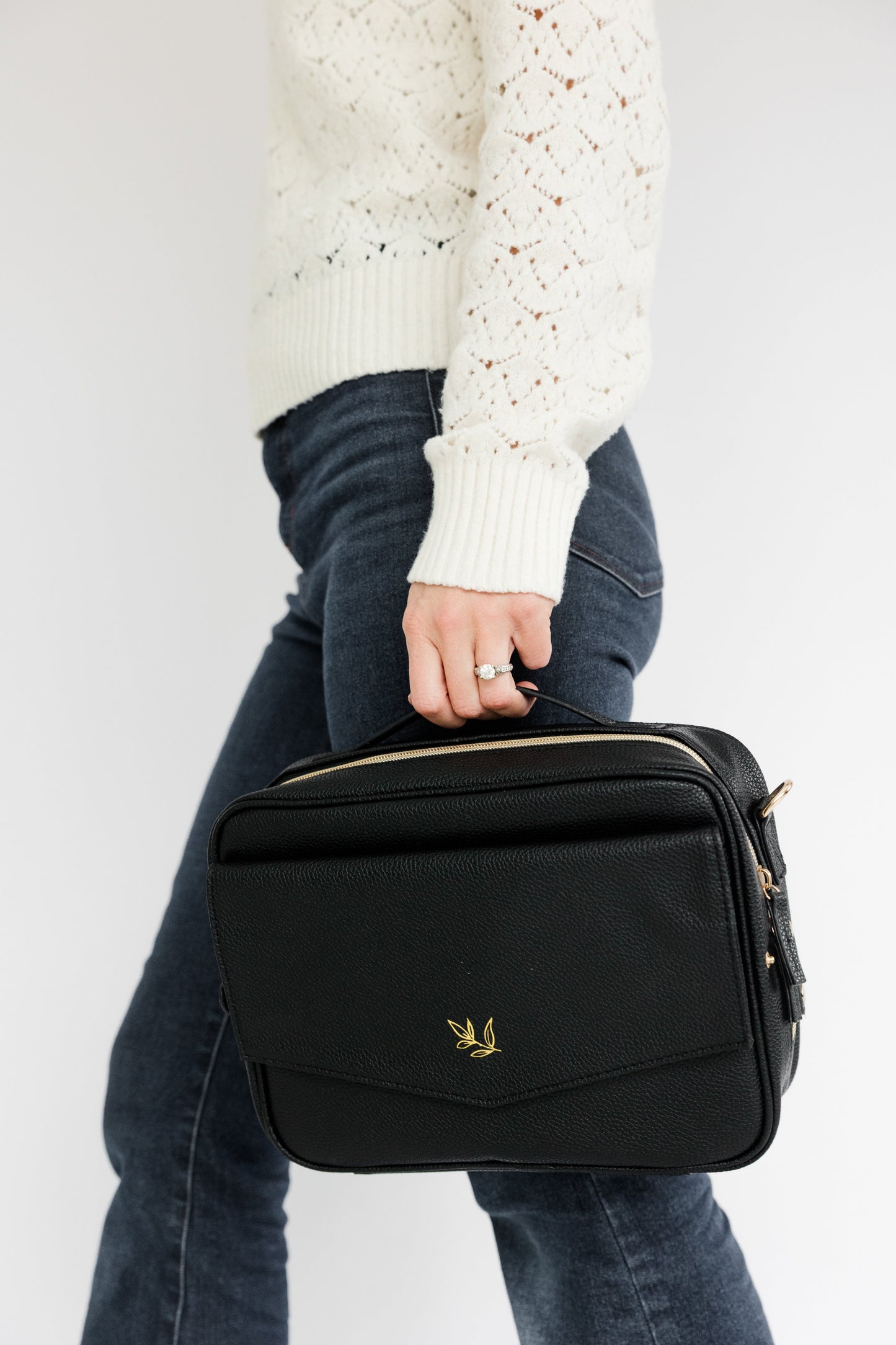 Bible Crossbody Bag (large capacity) - Black