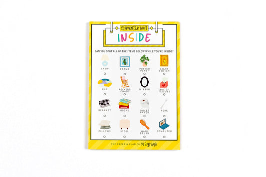 Inside Scavenger Hunt Playtime Pad