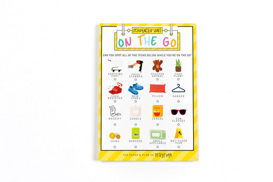 On The Go Scavenger Hunt Playtime Pad