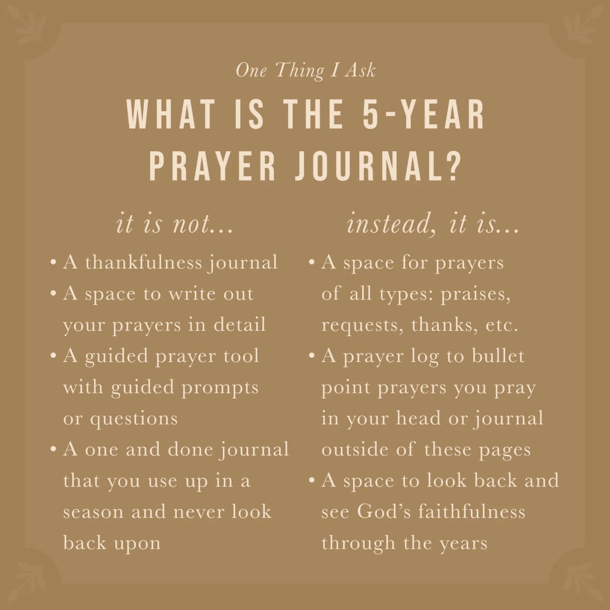 One Thing I Ask 5-Year Prayer Journal: Edinburgh  image 9