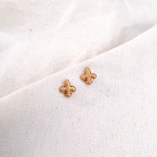 Fleur de lis Studs image 0