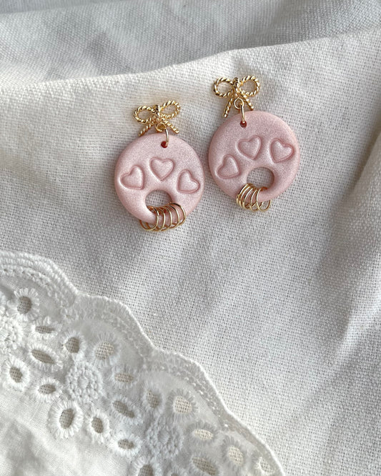 Embossed Hearts + Bows image 0